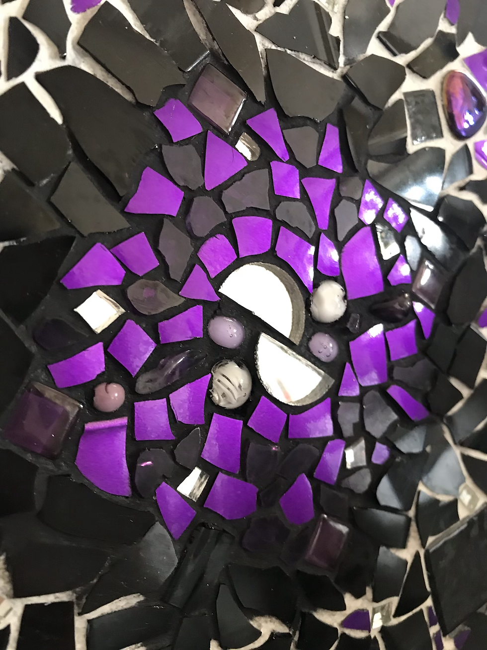 サムネイル： Tableau “CHAKRA VIOLET”  (20 x 20 cm ) - 2020
