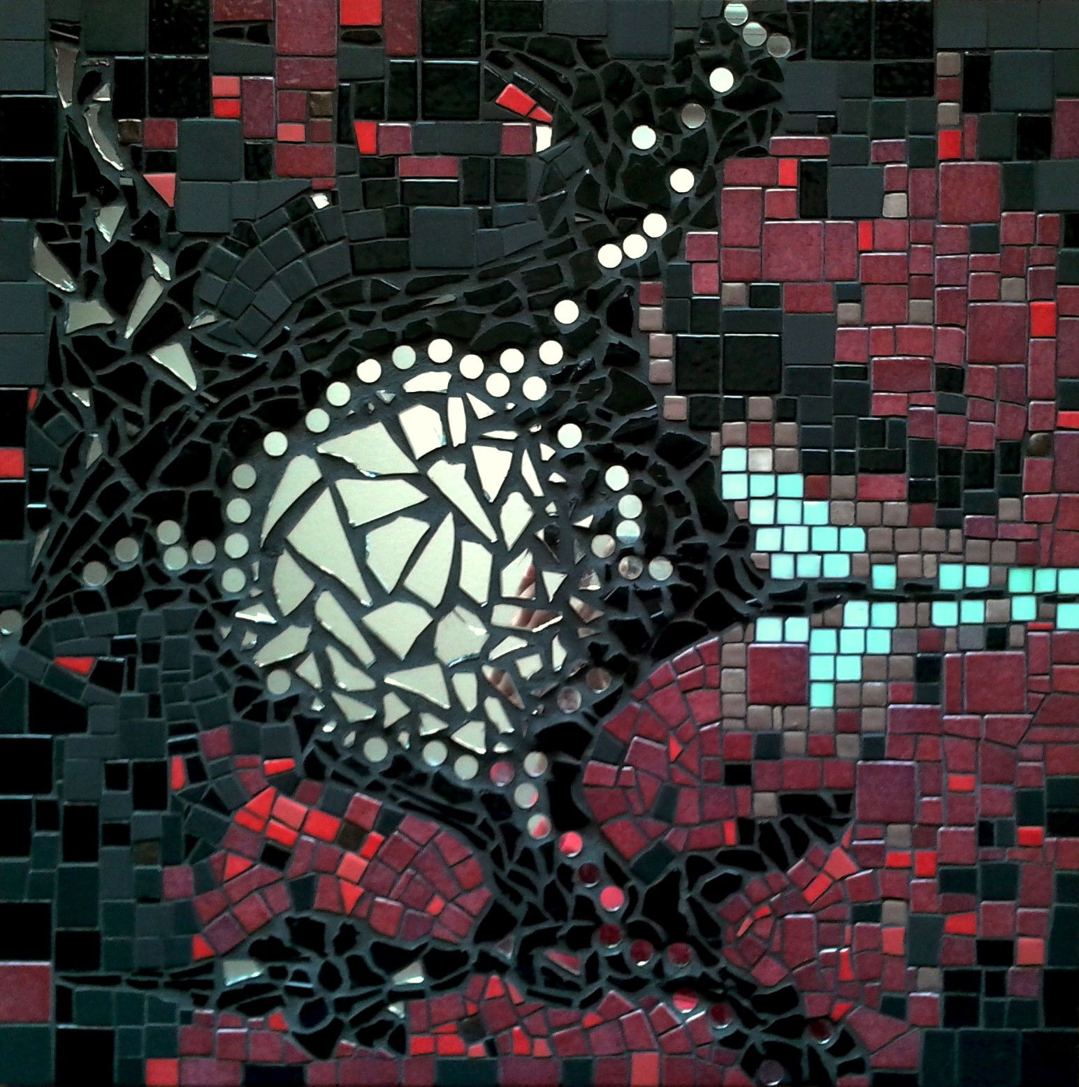 "MEMORY" (2014) - Tableau mosaïque 45 cm x 45 cm