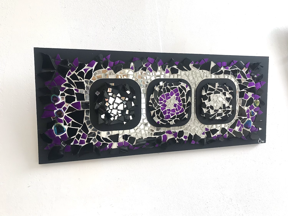 Miniatura: "NUMBER 4 - SPACE & VISION" (20,5 x 49,8 cm) - 2021