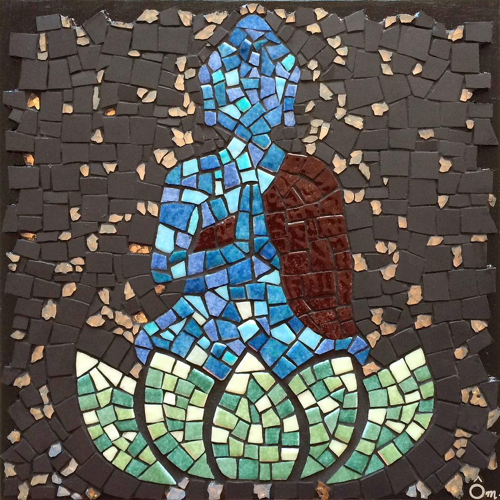 Blue buddha