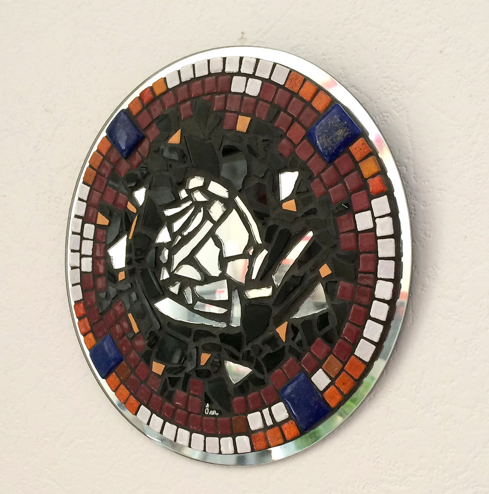 Miniatura: "INTUITION"création mosaïque (2014) - diamètre 25 cm