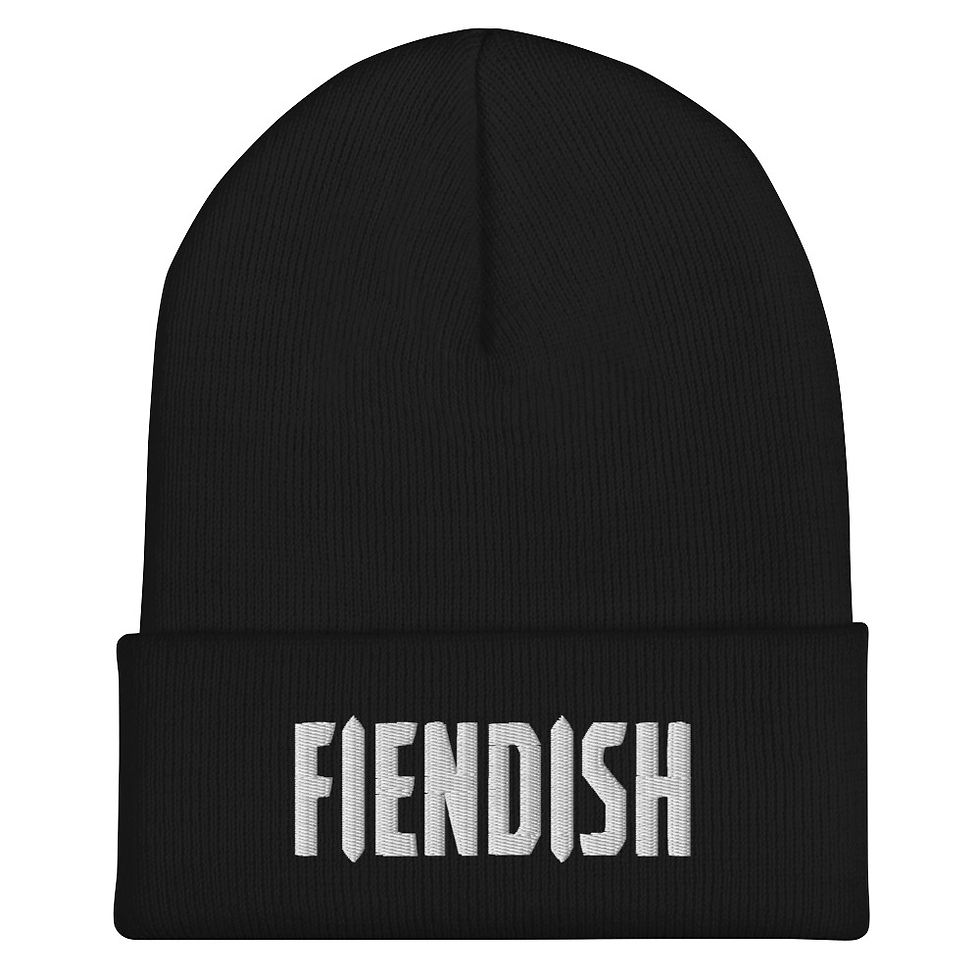 Thumbnail: FIENDISH puff beanie