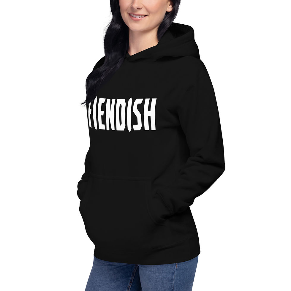 Thumbnail: FIENDISH large print hoodie