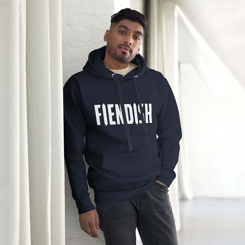 Thumbnail: FIENDISH large print hoodie