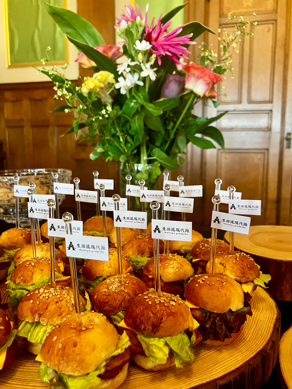 生田流現代派の旗印のプチハンバーグ