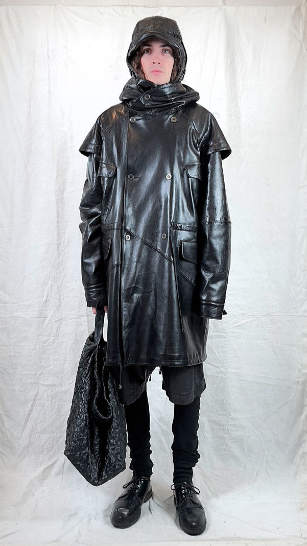 Overcoat Leather Scar-stitches