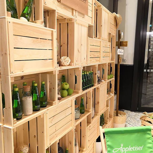 Réalisation de décoration de stand par l'agence la ruelle toulouse