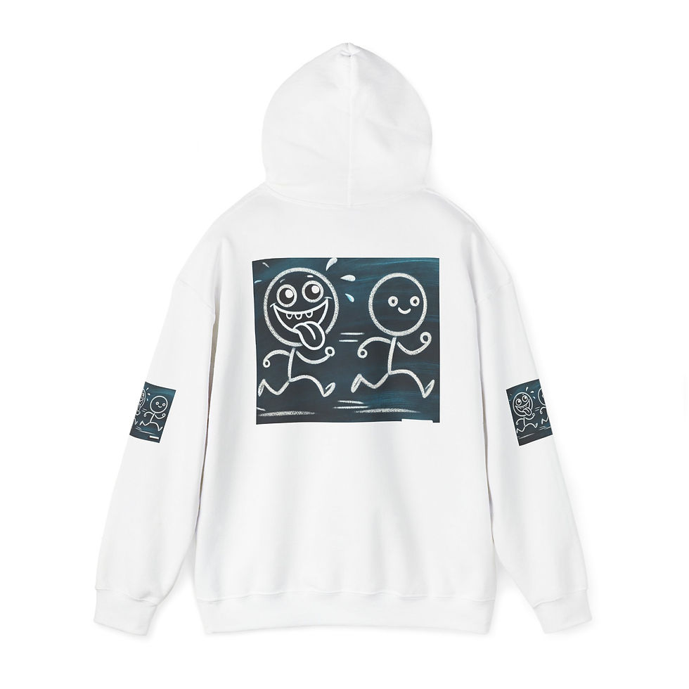 Thumbnail: Cozy Hooded Sweatshirt with Kangaroo Pocket and Color-Matched Drawstring