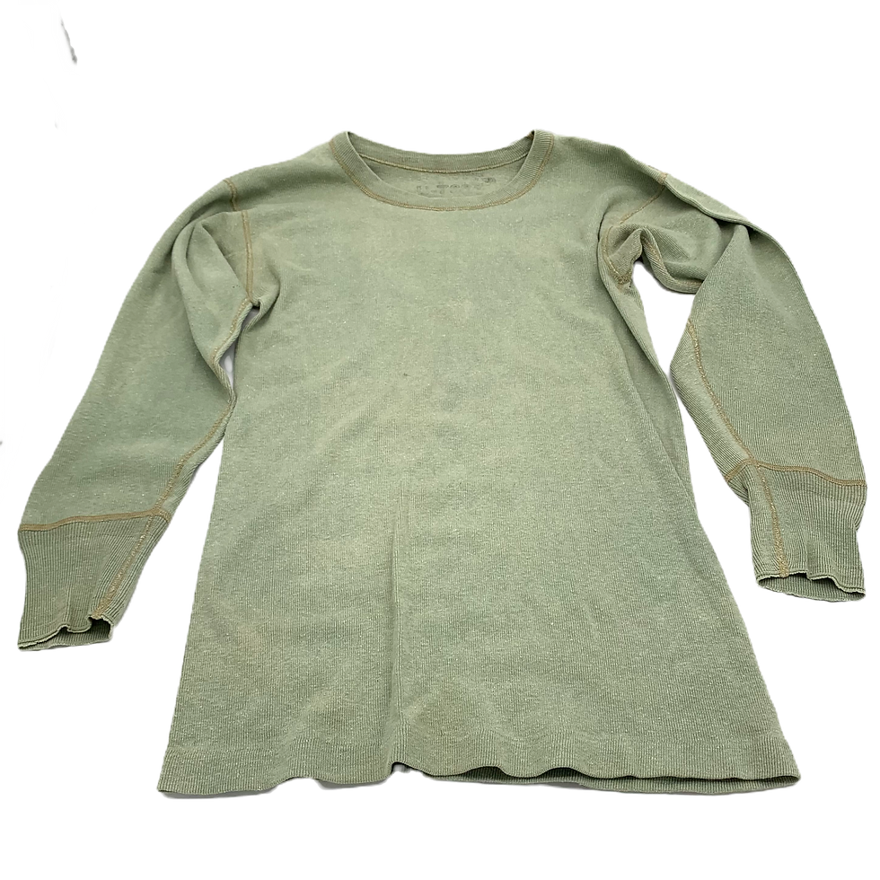 USGI Long Sleeve Undershirt OD WWII Foxhole Militaria usgi-long-sleeve-undershirt-od-wwii-foxhole-militaria