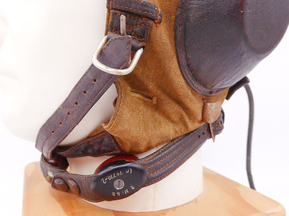 Thumbnail: German LKPS 101 Flight Helmet, WWII