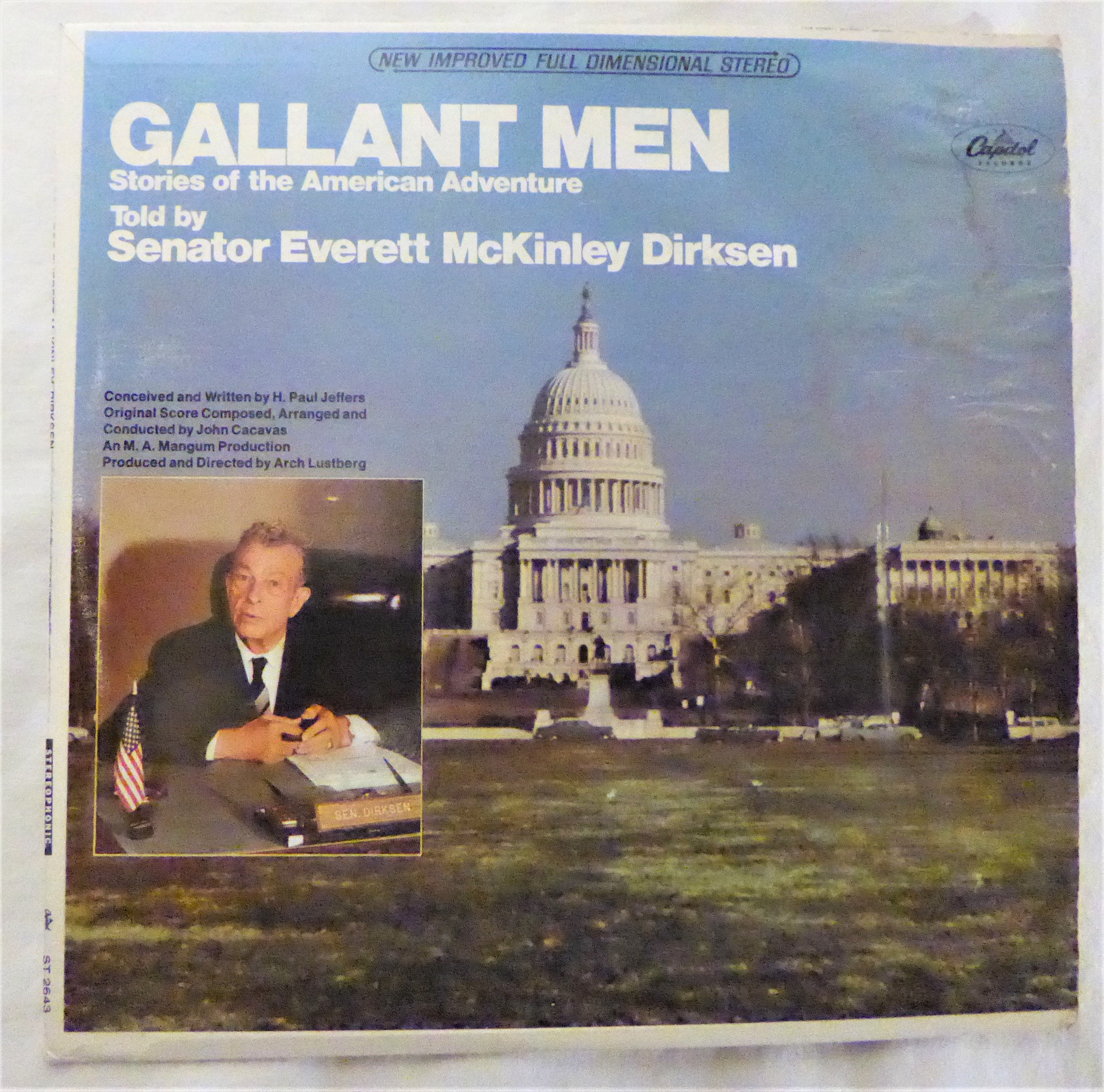 LP record "Gallant Men", Senator Everett Dirksen