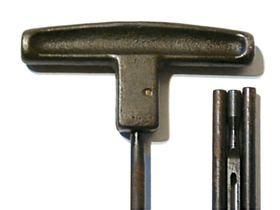 Thumbnail: Original WWII T-Handle Cleaning Rod Set