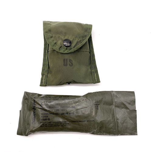 U.S. First Aid Pouch and Bandage, Cold War Foxhole Militaria