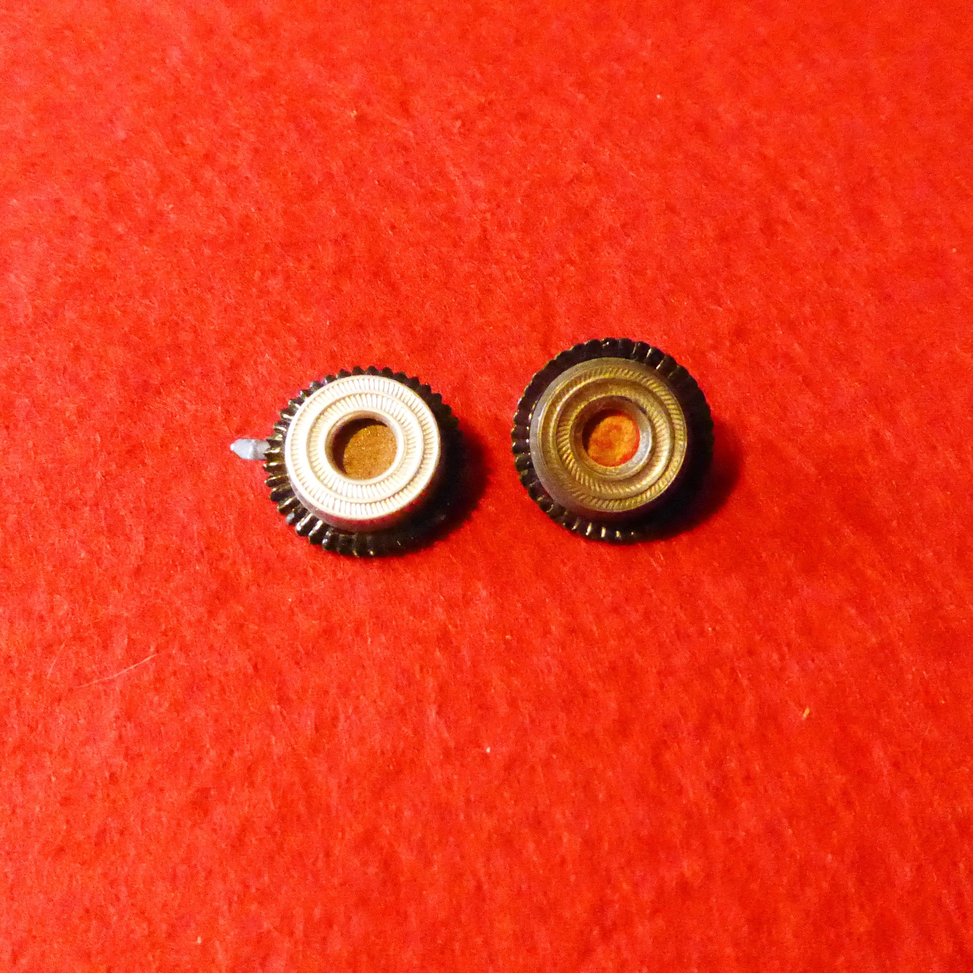 Lot of Two German Visor Cap Cockades, WWII