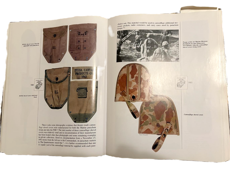 Thumbnail: Original USMC Paramarine Shovel & Cover, WWII