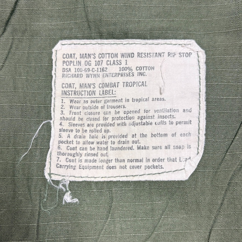 Thumbnail: Jungle Fatigue Jacket, Named, Vietnam