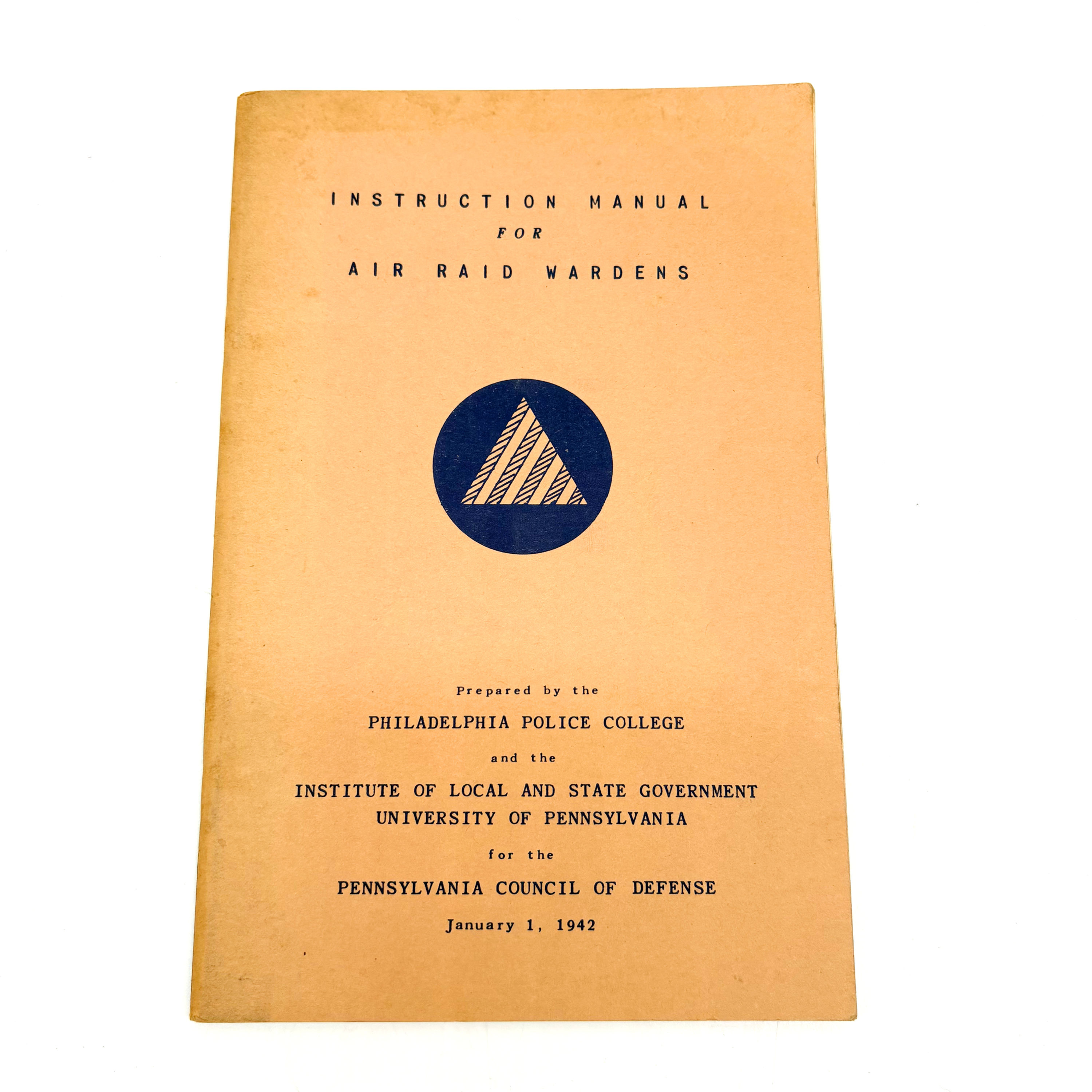 U.S. Air Raid Warden Manual, WWII