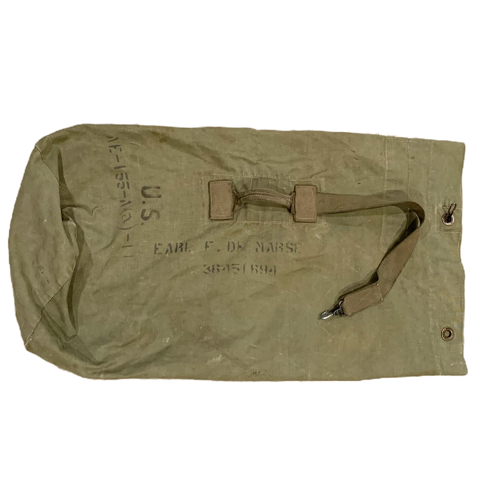 US Army Duffle Bag, Named, WWII