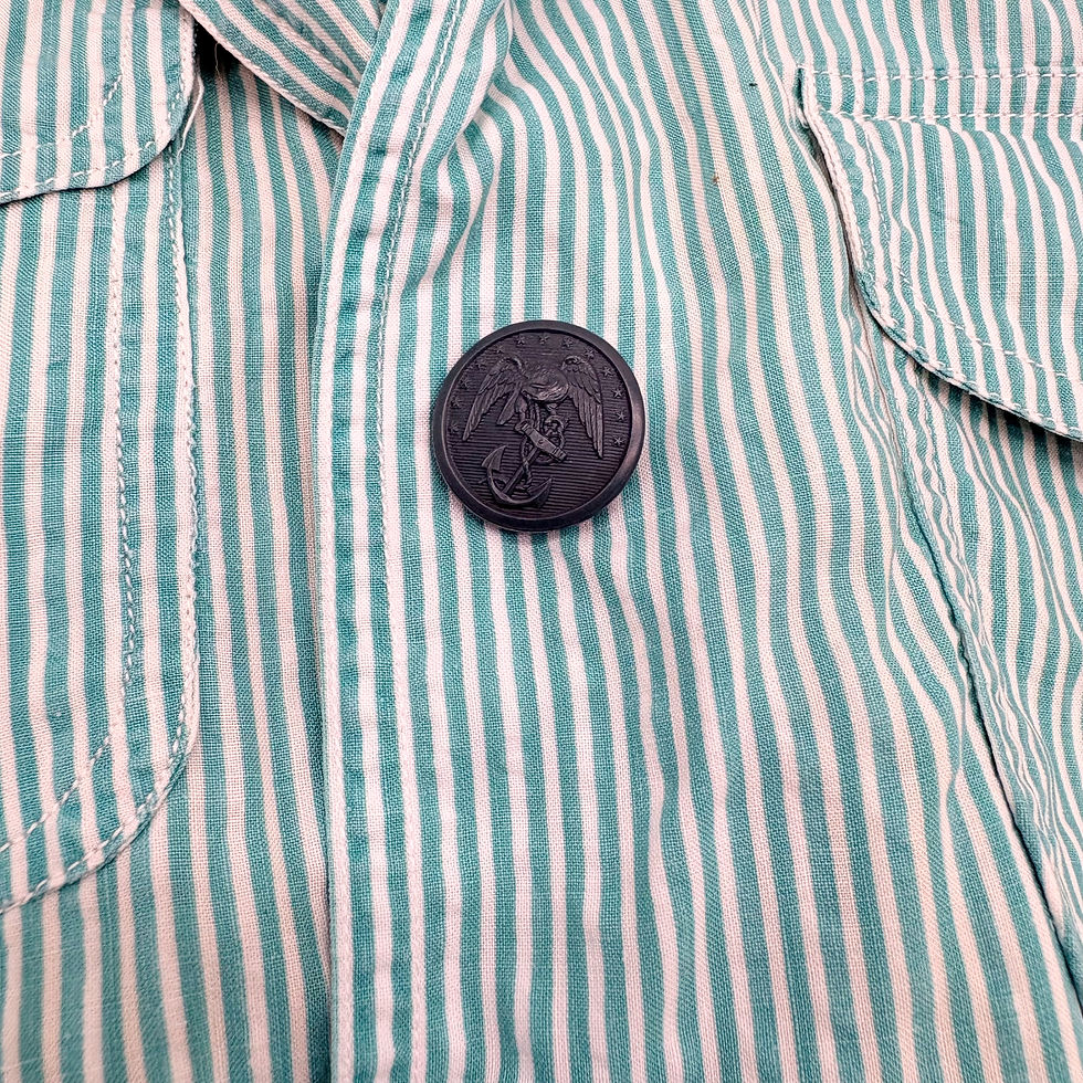 Thumbnail: USMC Woman's Seersucker Summer Uniform, Named, WWII