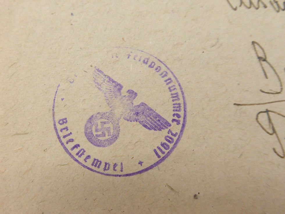 Thumbnail: Original WWII German Feldpost Envelope, Kriegsmarine Hospital