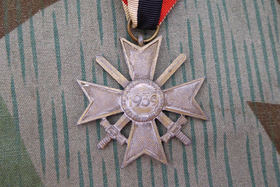 Thumbnail: Original German War Merit Cross With Swords, WWII