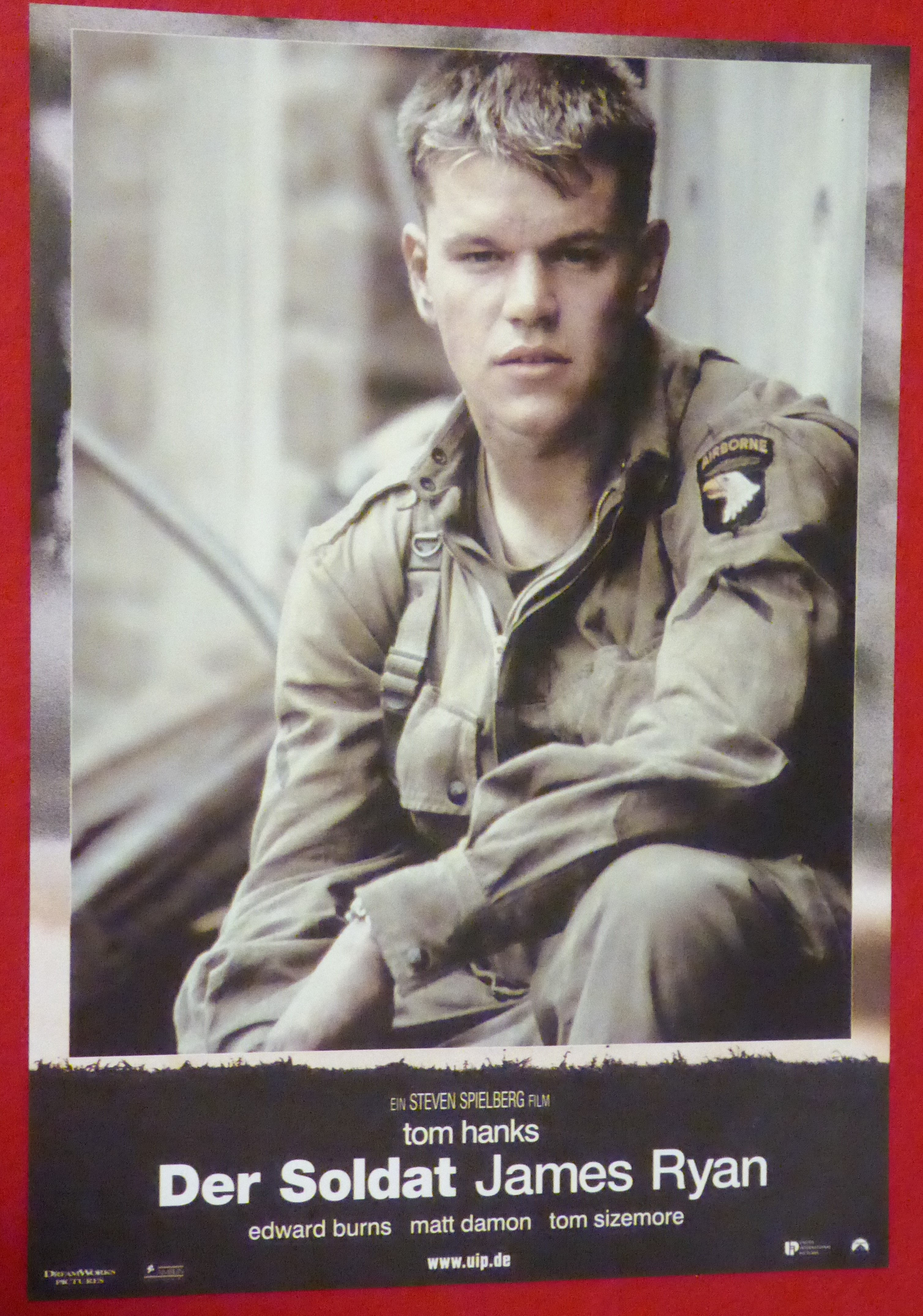Set of Two "Saving Private Ryan" Theater Cards in German