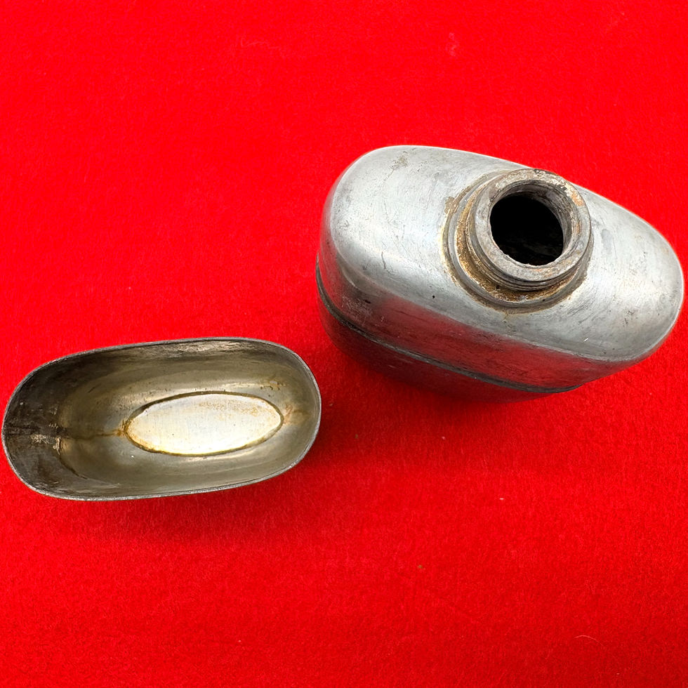 Thumbnail: Antique Pewter Flask, England, WWI