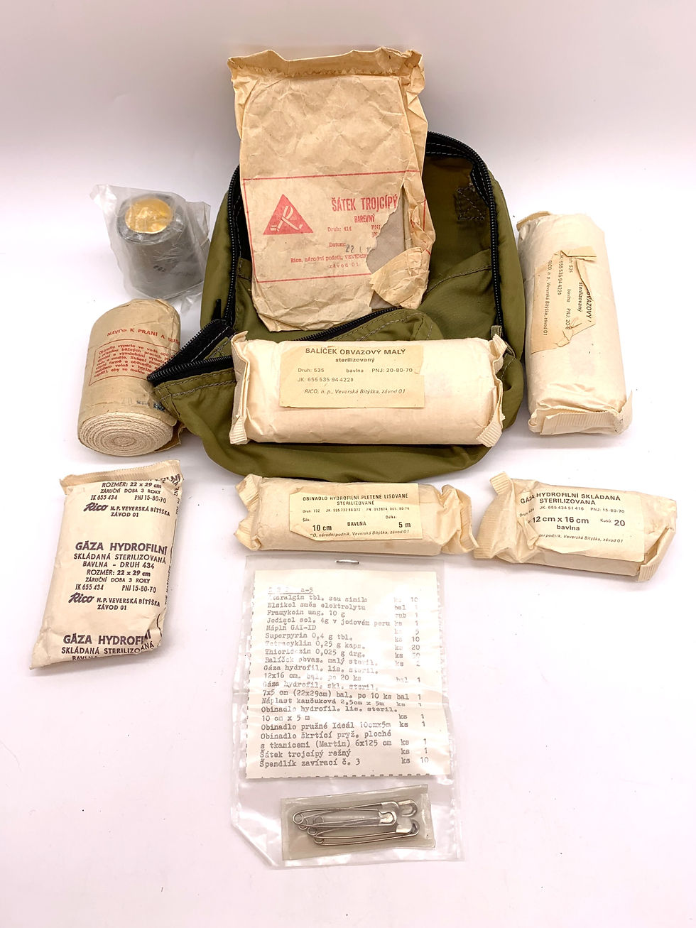 Thumbnail: Czechoslovakian First Aid Kit, Aircraft, Cold War