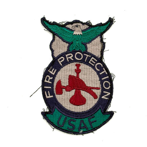 USAF Fire Protection Patch, Vietnam Era | Foxhole Militaria