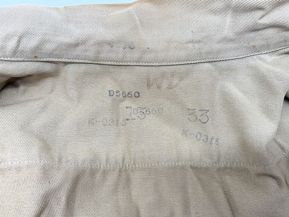 Thumbnail: US Army Tropical Shirt, Garrison Caps, North African Command, WWII