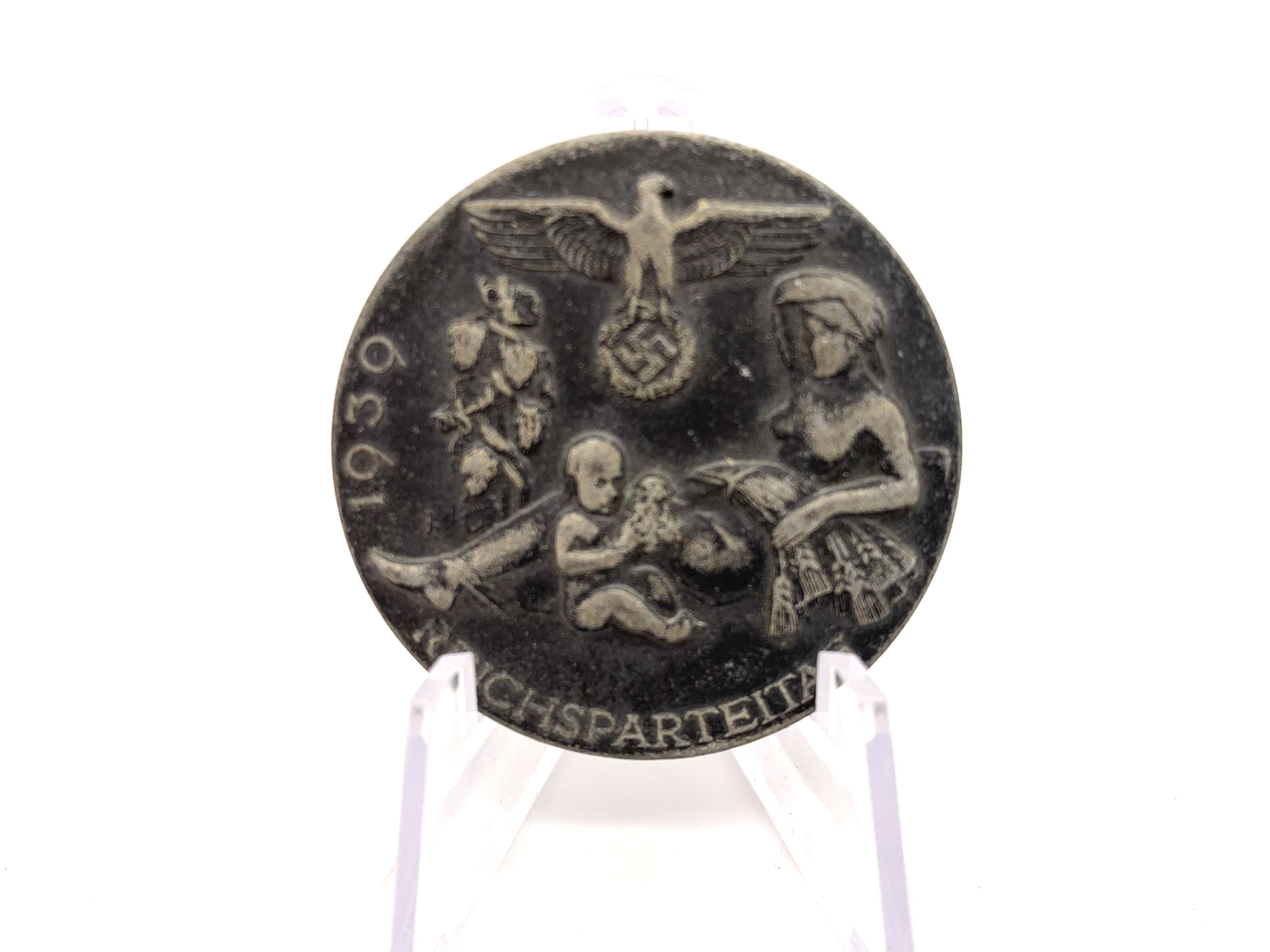 Original German Tinnie, 1939 Party Day, WWII