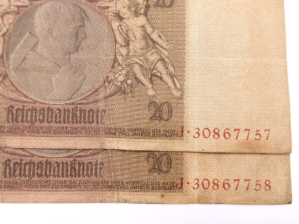 Thumbnail: Lot of Original German Reichmarks
