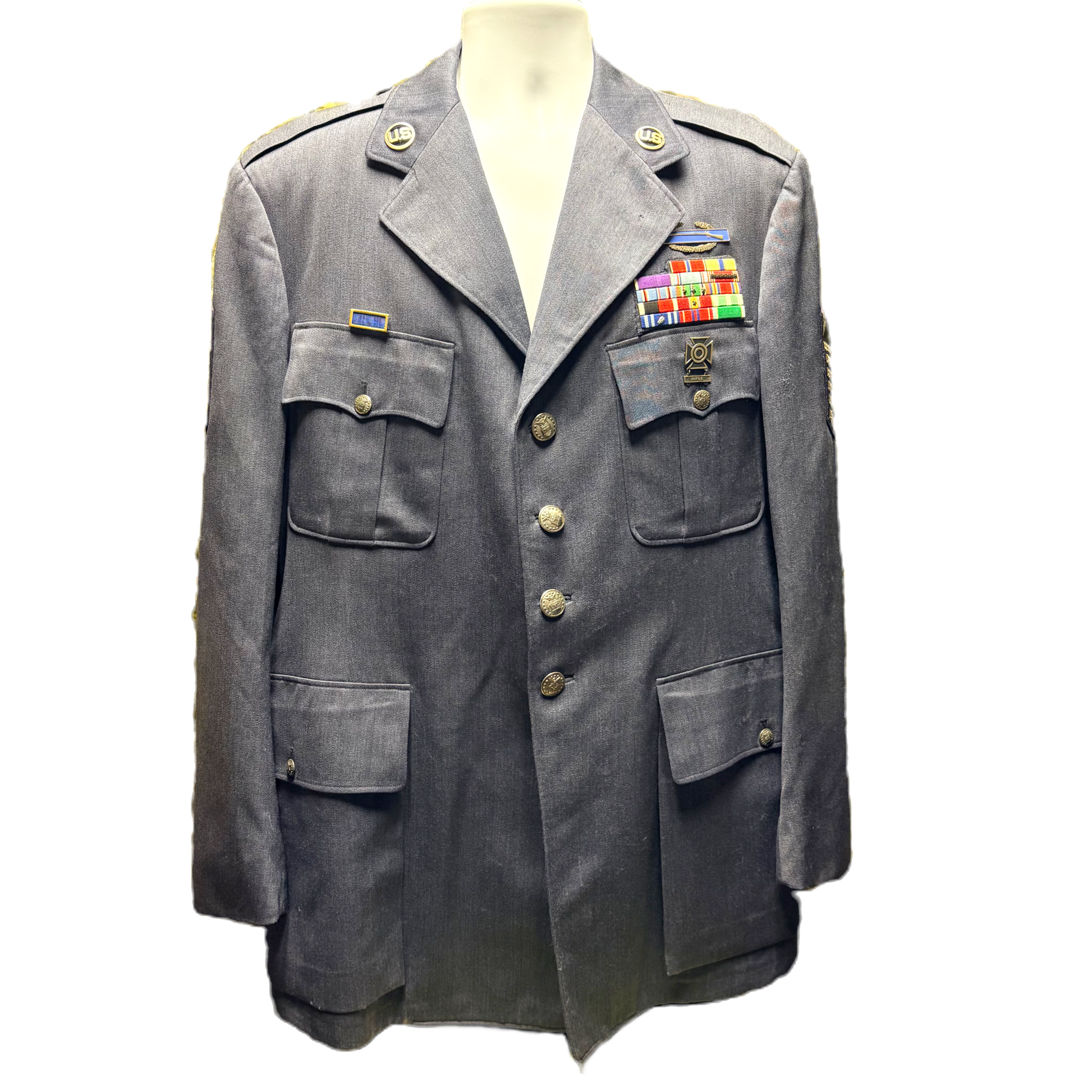 US Air Force CMSGT Uniform, Named, WWII, Korea & Vietnam