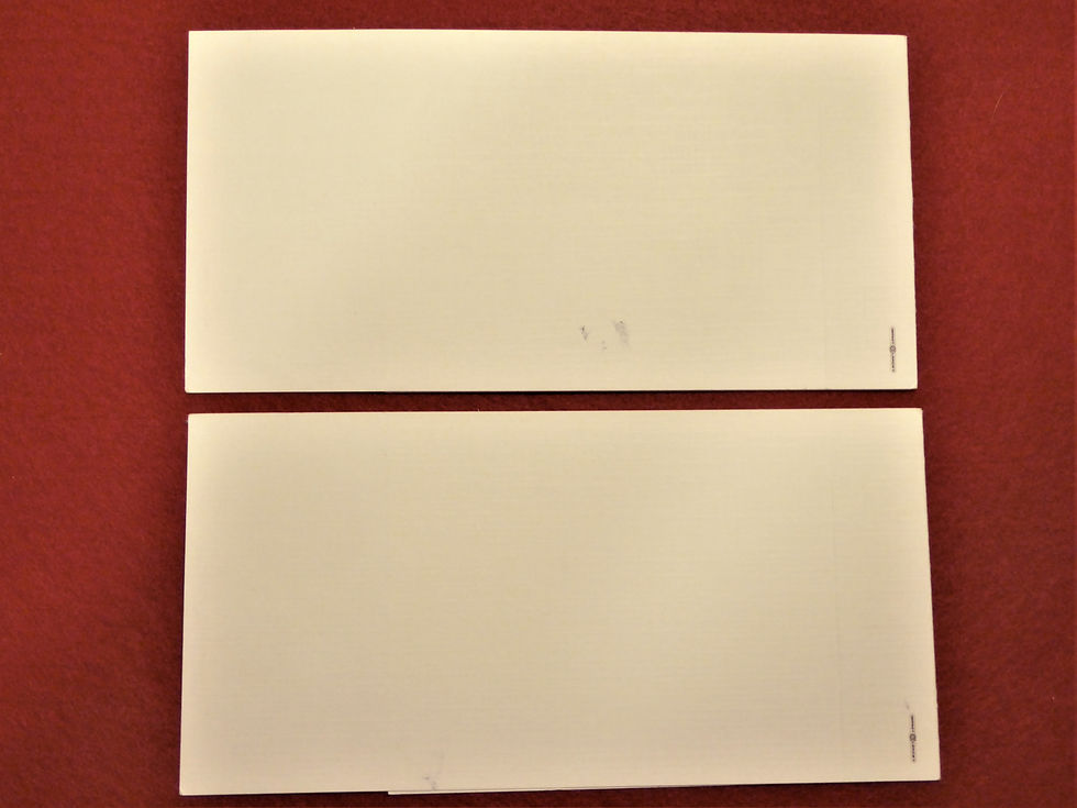 Thumbnail: Two Linen Postcards, 12th Fusiliers Battalion, Belgium