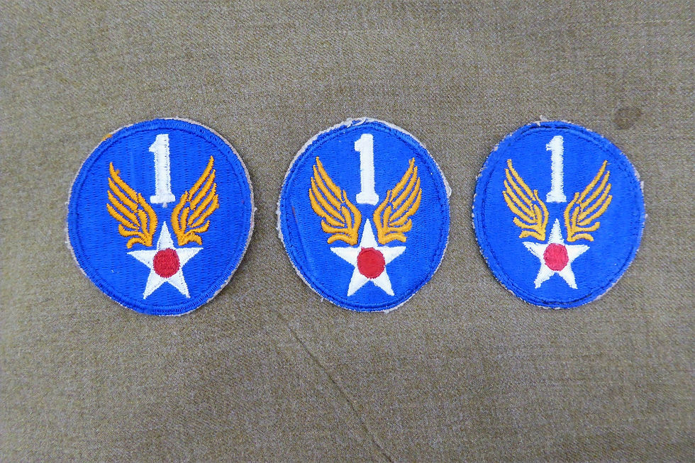 Thumbnail: U.S. First Air Force Patch Lot, WWII