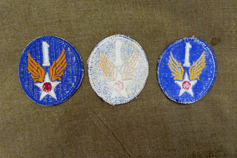 Thumbnail: U.S. First Air Force Patch Lot, WWII