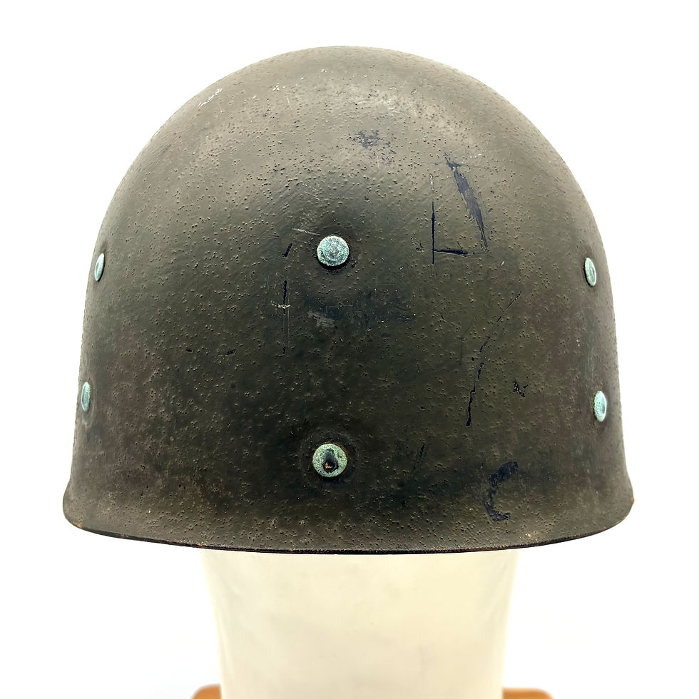 Thumbnail: M1 Helmet and Liner, Named, WWII/ Korea
