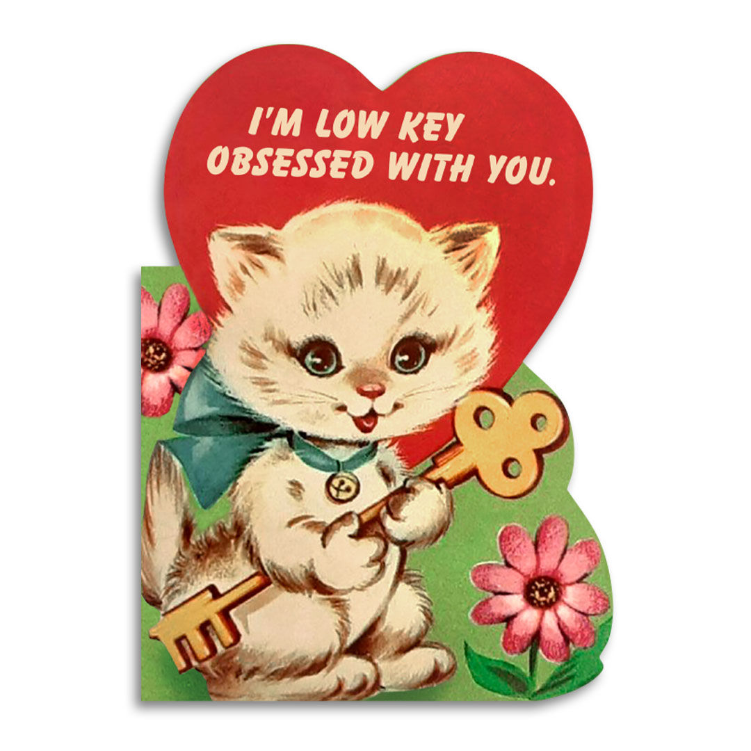 I’m Low Key Obsessed With You - Cute Romance Love Card