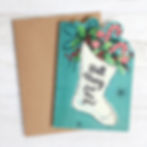 Thumbnail: Well Hung Just Like You - Funny Vintage Christmas Card