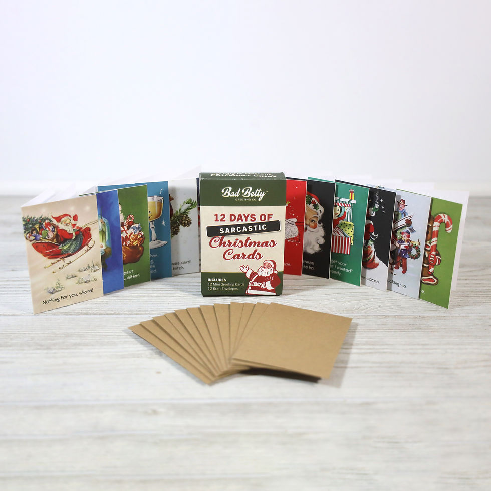 Thumbnail: Mini 12 Days of Sarcastic Christmas Card Gift Set