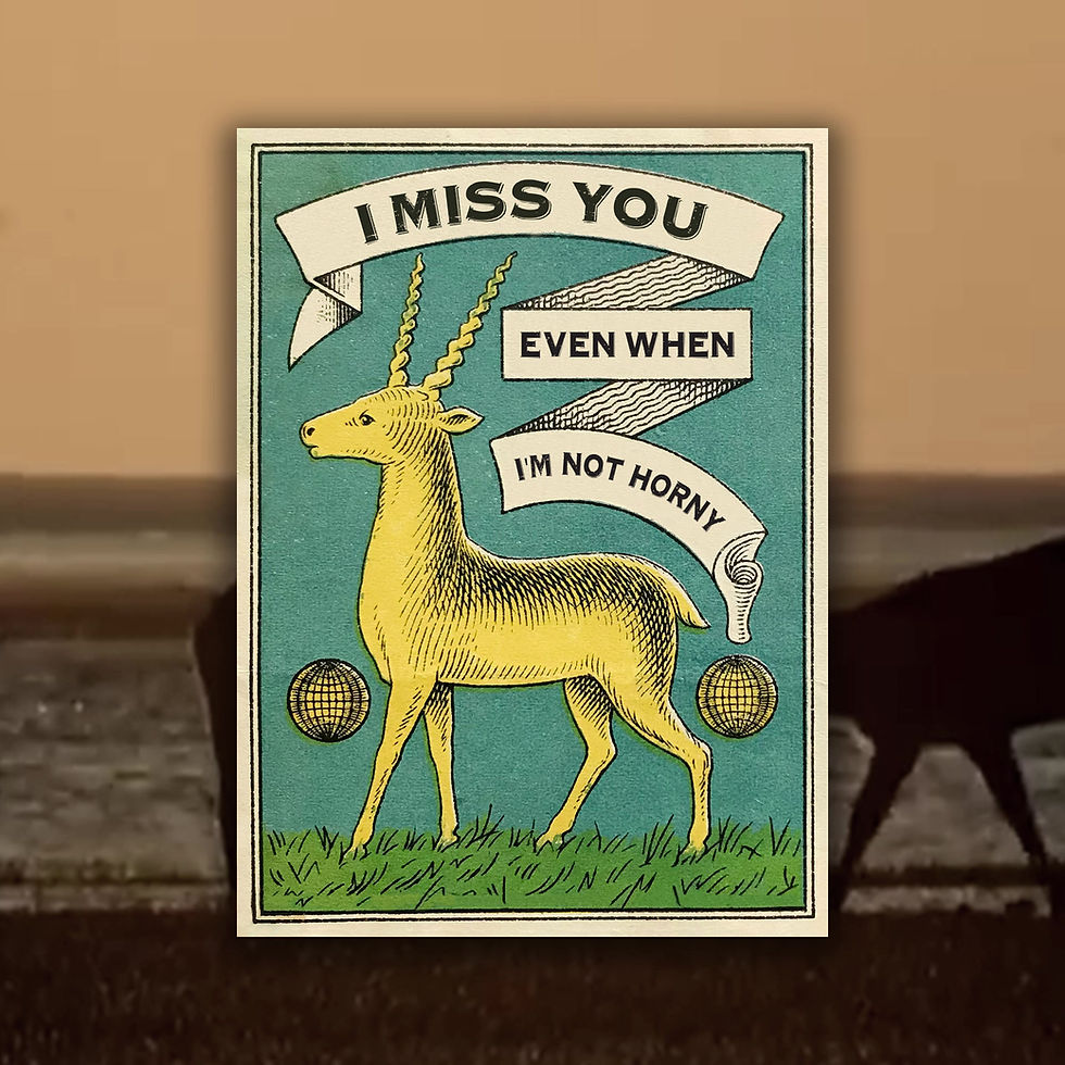 Thumbnail: I Miss You Even When I'm Not Horny - Funny Relationship Card
