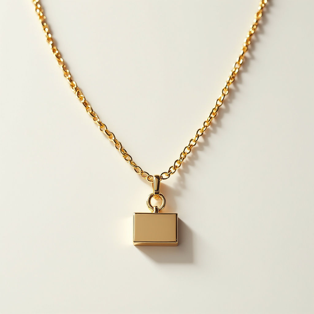 Gold Pendant Necklace