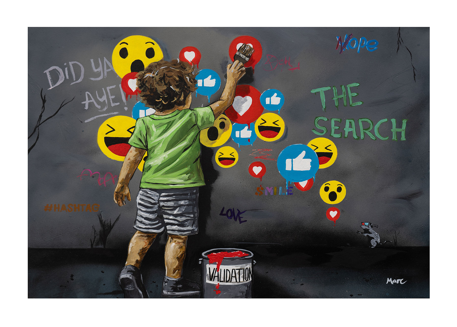 Marc Holmes art “Digital Validation”