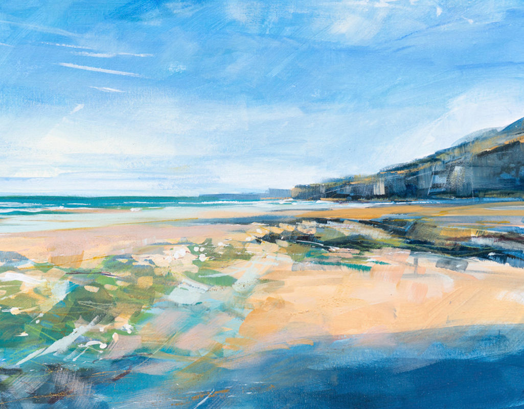 Sarah Carrington "Rocks at Low Tide, Whiterocks"