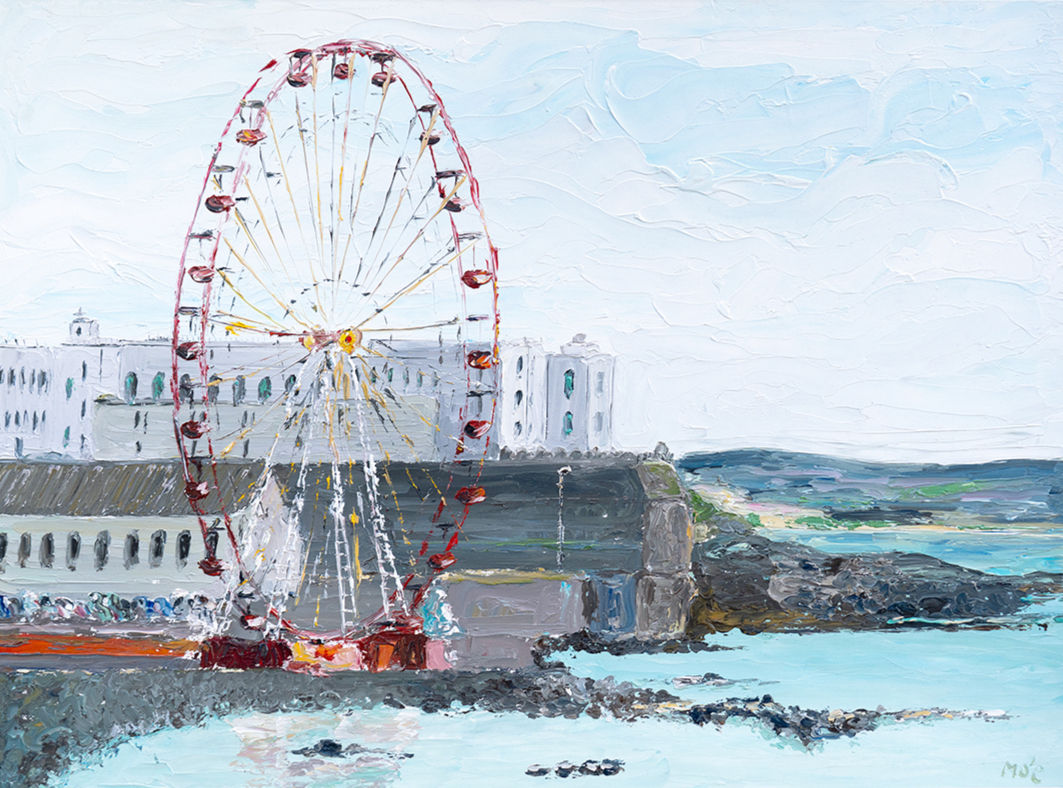 Martina O'connor Art 'Ferris Wheel at Portstewart'