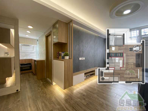 凱樂苑 385呎｜一房摩登風格