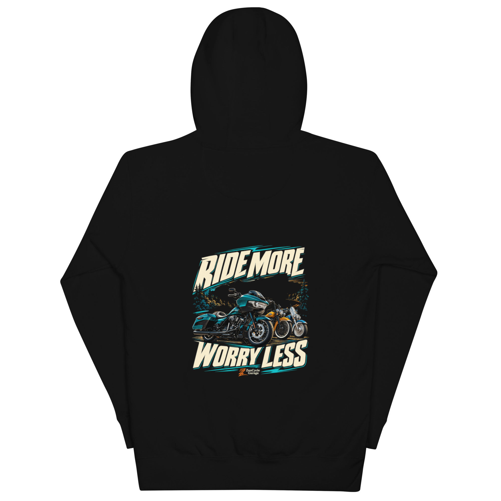 Ride More, Worry Less Hoodie