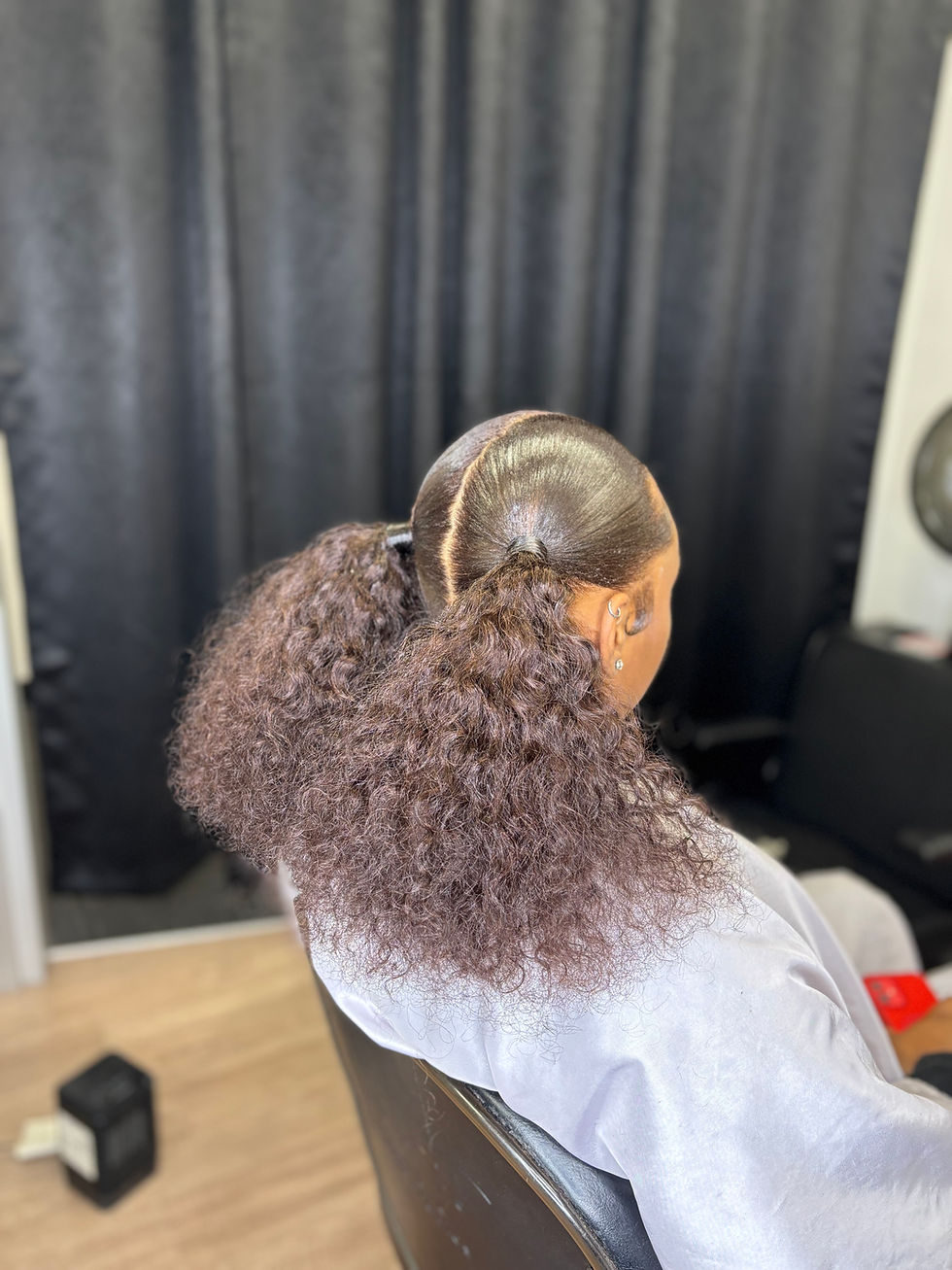 Two Sleek Ponytails