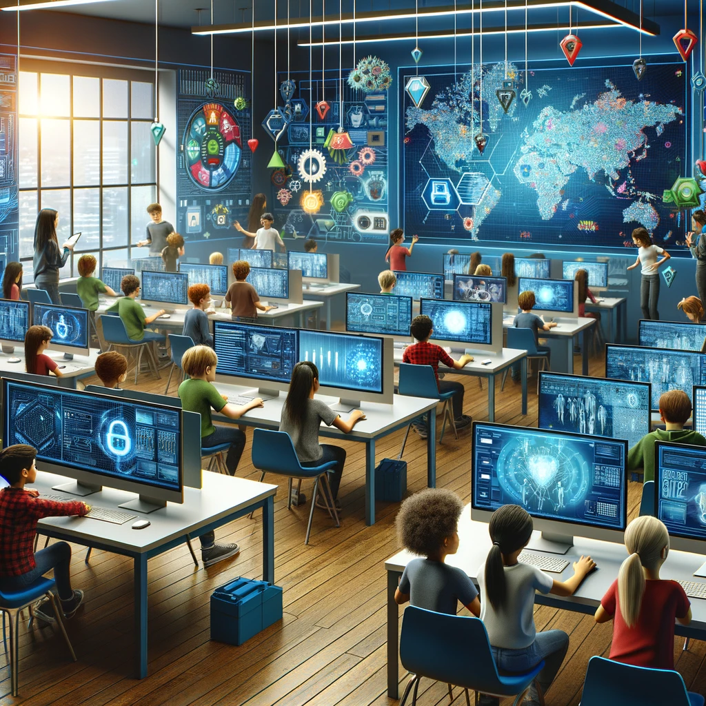 Cybersecurity Education and Skills illustration from Innovation Day 2024