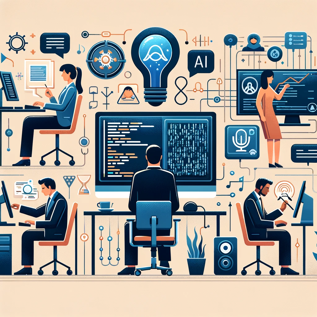 AI in Communication illustration from Innovation Day 2024